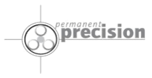 permanent precision logo